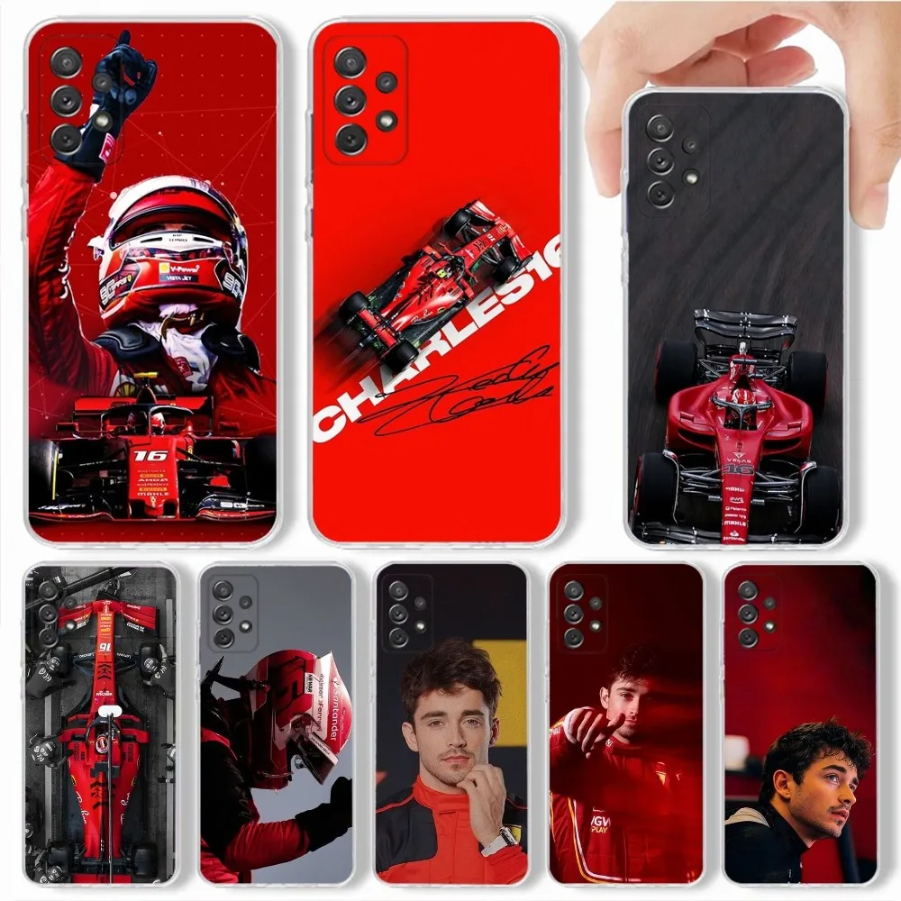 

C- Charles Leclerc 16 F1 Phone Case For Samsung,Galaxy,S20,S21,S22,S23,Fe,Lite,Plus,Ultra Note Shell