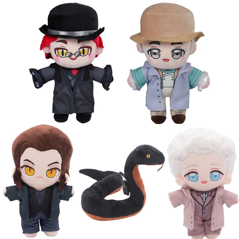 20CM Devil Crowley Angle Aziraphale Plush TV Good Cosplay Omens Stuffed Props Costume Accessory Mascot Birthday Gifts Decor Kids