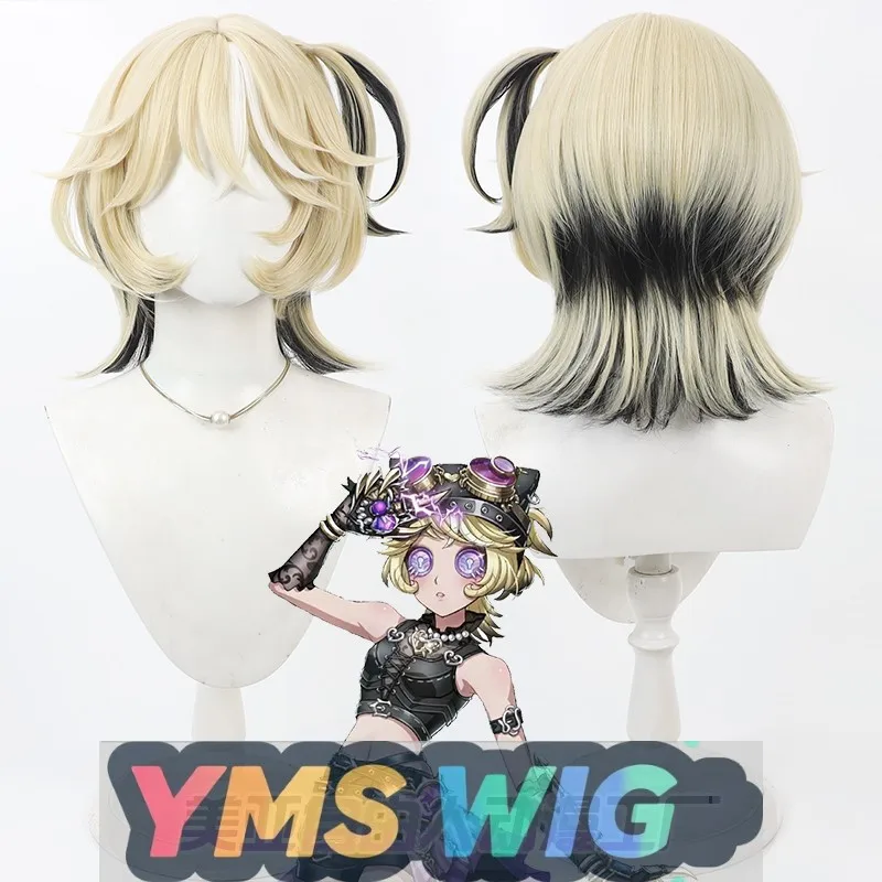 

【YMS WIG】Identity V Qizhen Fashion Mechanic Lock Core Косплей Парик Стиль Кожи Головы Желтый Градиент