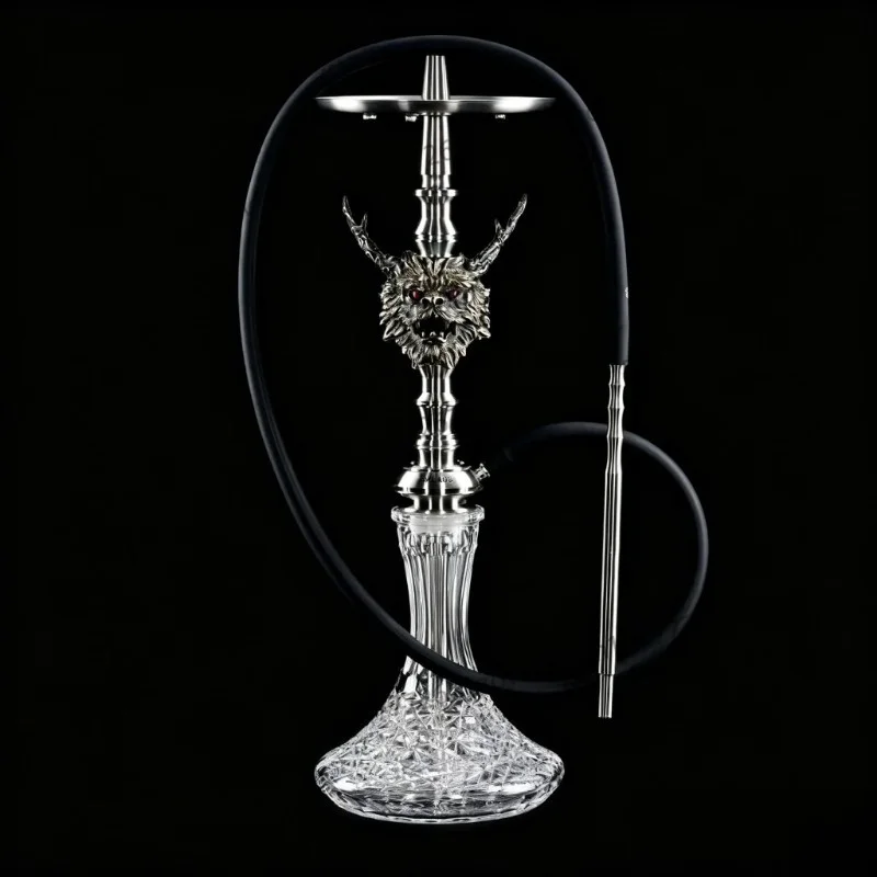 Stainless steel hookah bag set, complete traditional water pipe, including all accessories