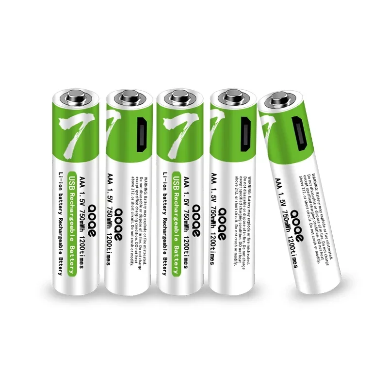 2024 Rechargeable Battery AAA 1.5V Large Capacity 800mAh Battery AAA USB cable Fast Charge Lithium ion Batteries for Mouse Toy