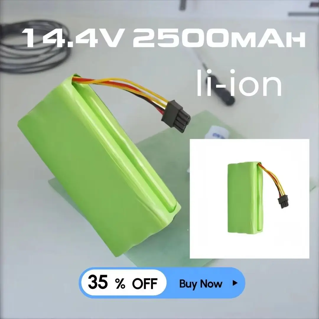 New 2500mAh Battery For Midea VCR01 VCR03 VCR12 R1-L083B R1-L081A R1-L085B Redmond RV-R300 RV-R310 Robot Vacuum Cleaner