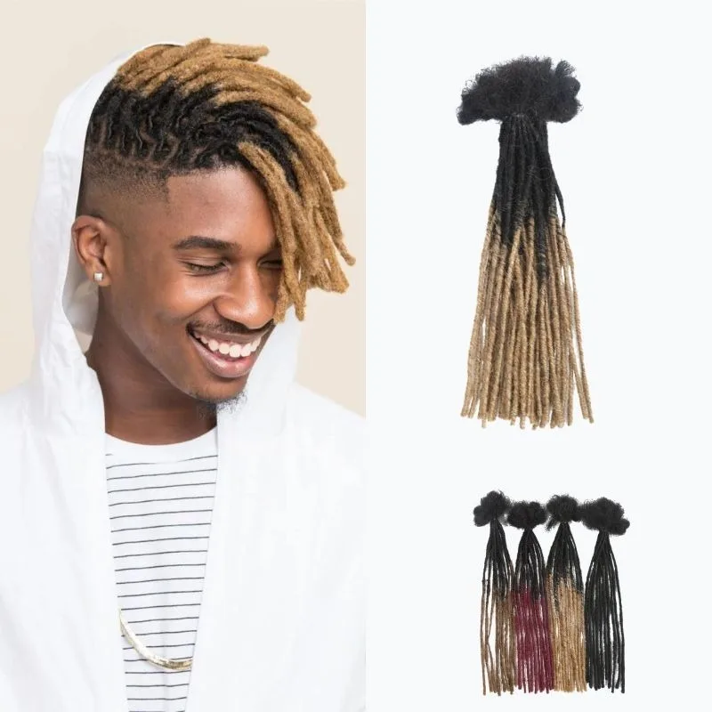 10pcs 8-18'' 버진 헤어 Dreadlock 가발 브라질 버진 헤어 대량 가짜 브레이드 0.2cm 직경 파티/결혼식에 적합