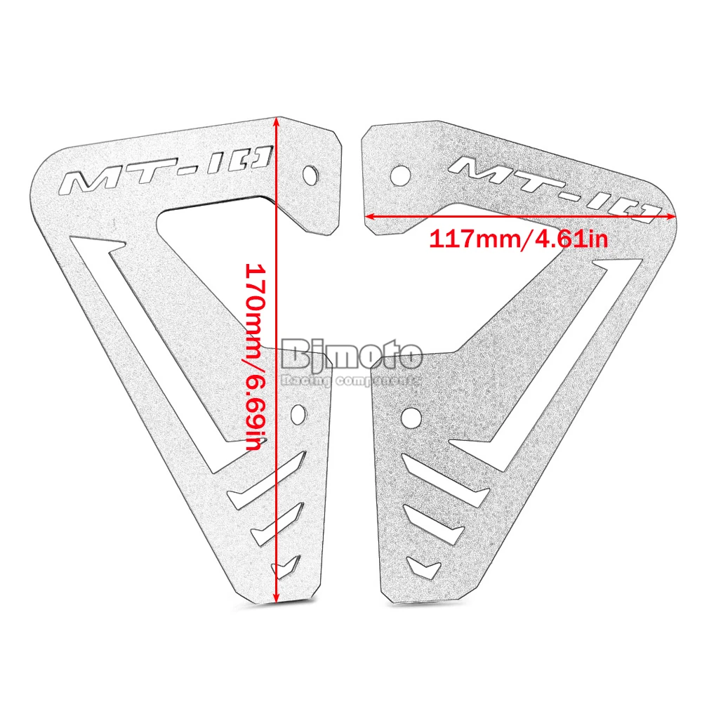 Kühlerseitenverkleidung für KAWASAKI Z900 Z 900 SE Motorrad-Seitenverkleidung Kühlergrill-Schutzabdeckung für YAMAHA FZ10 MT-10 FZ MT 10 – Detail 1