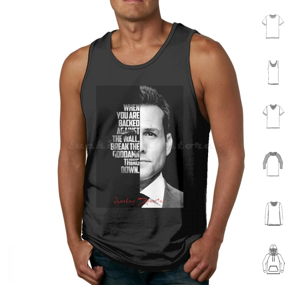 Black And White Harvey Specter Quote. Tank Tops Vest Sleeveless Harvey Specter Harvey Specter Quote Harvey Specter Quote