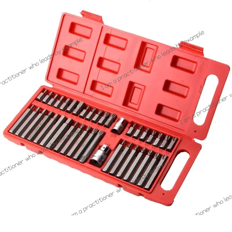 

40 star batch iron box set inner six splines hexagonal twelve plum blossom sleeve batch combination screwdriver