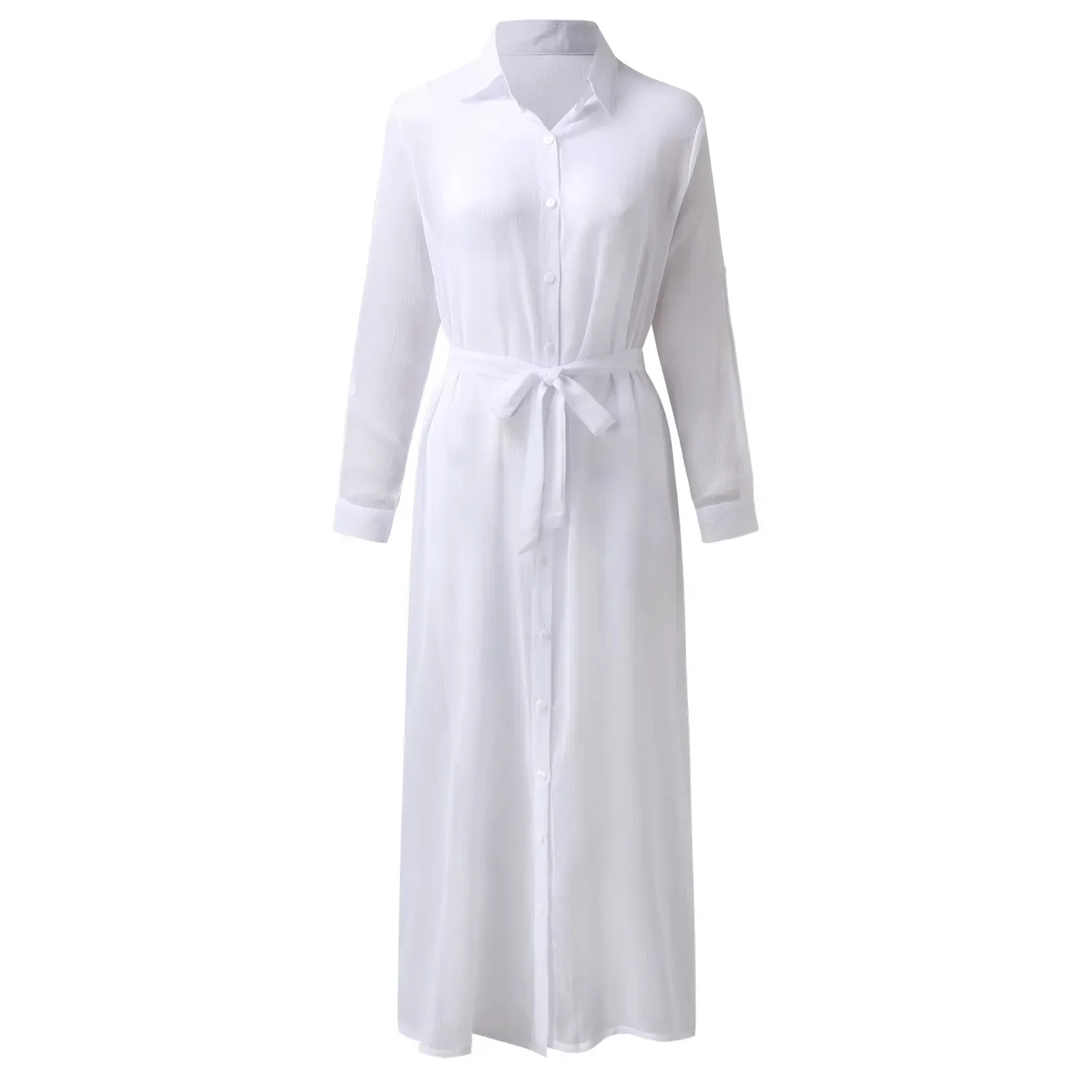 綿ビーチウェアビキニカバーアップセクシーなレース屋外ローブプラスサイズ無地水着衣装夏休み水着