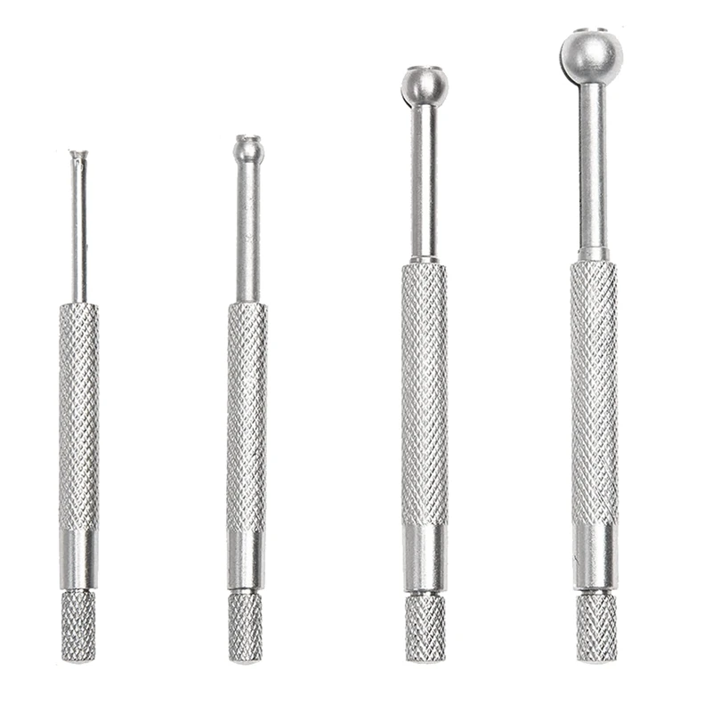 Hole Gauge Kit,1/8Inch To 1/2Inch Range,Telescopic Hole Gauge, Ball Small Telescopic Gauge, 4 Piece Full Circle, Inch/Mm