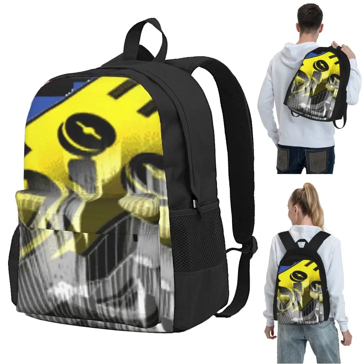 Scorpia - Central Del Sonido Backpack Student BookBag Children School Bag Laptop Shoulder Bags for Men Women