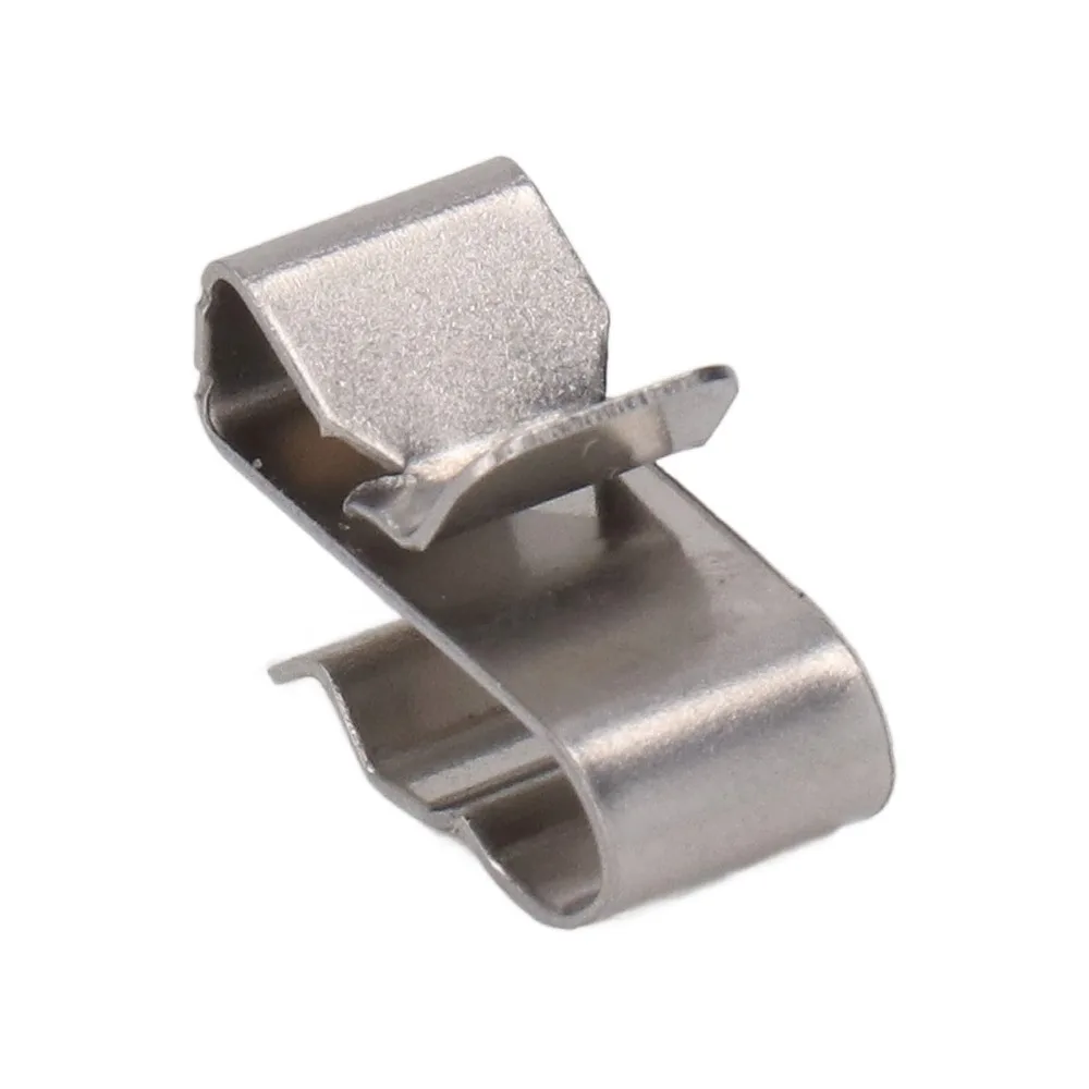50pcs Metal Clamps Photovoltaic Cable Clips Cord Fixing Holder Marine Harness Fasteners Solar Panel Wire Clamps Wire Clamp Set