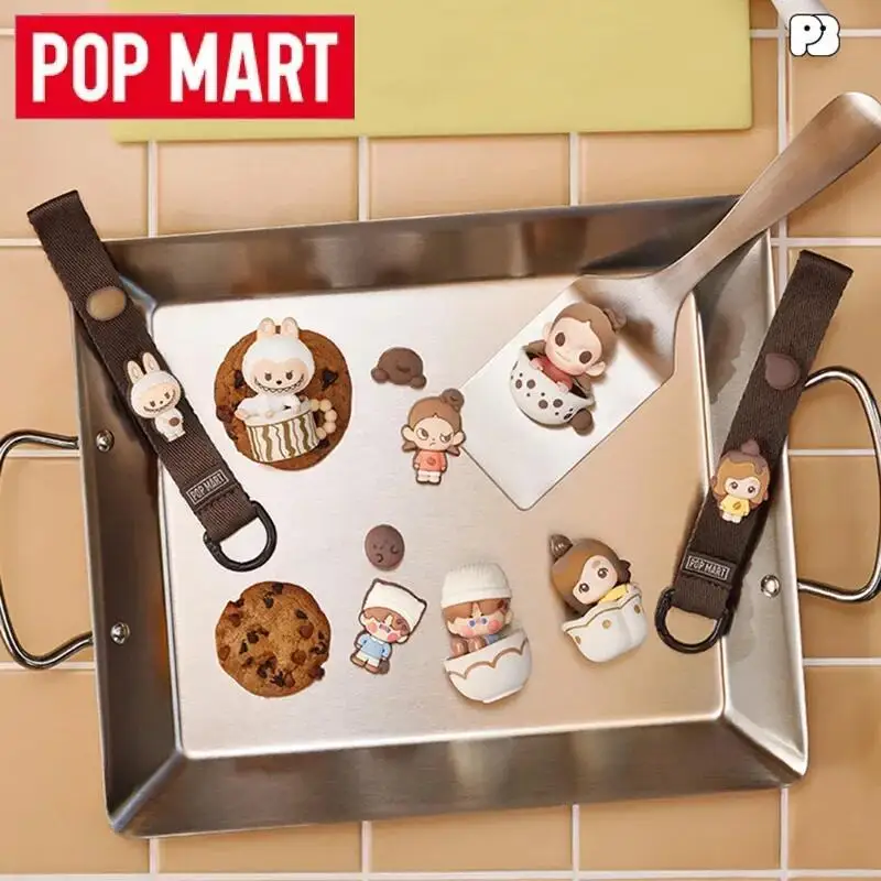 

POP MART POP BEAN Coffee Factory Series Hole Decoration Blind Box Toys Dolls Guess Bag Mystery Box Cute Anime Action Figure Gift