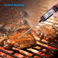 Kitchen Digital BBQ Food Thermometer Meat Cake Candy Fry Grill Dinning Household Cooking Thermometer Gauge Oven Thermometer Tool