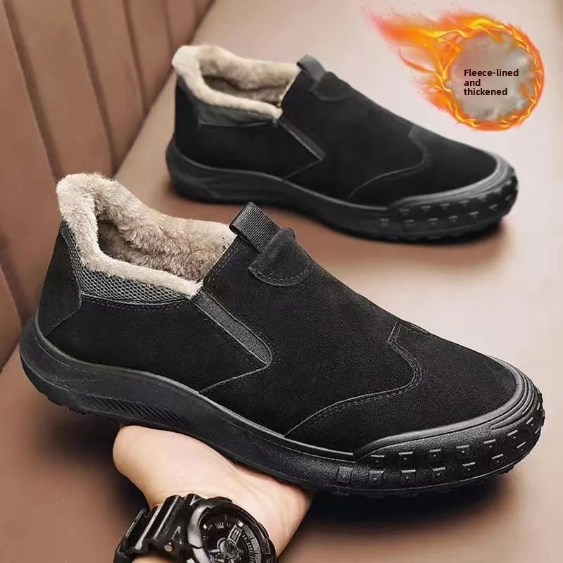 Schneestiefel für Herren 2026 Winter Neuankunft Herren Baumwollschuhe Outdoor-Wanderschuhe Leichte und Bequeme Slipper – Detail 11