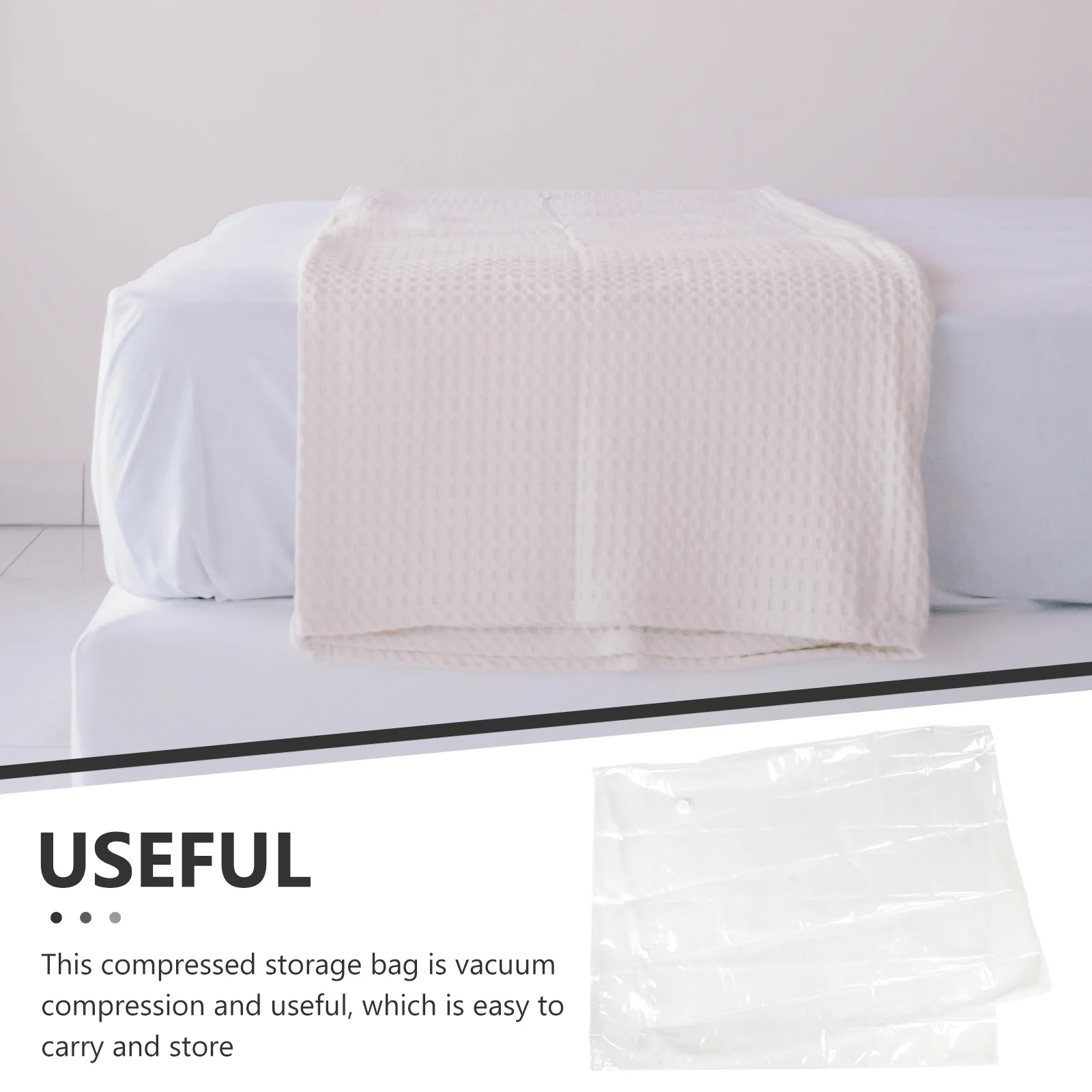 

Storage Bag Mattress Vacuum Strap Large Bags for Bedding Sealed Full Size Travel