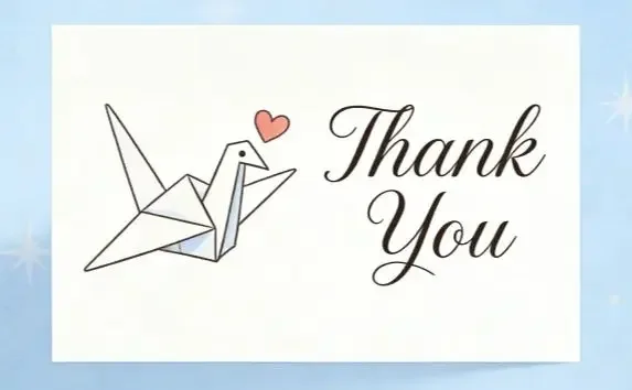 Custom Thank You Cards 100-1000 Sheets Full Color Double-Sided Printing with Personalized Logo for Business Wedding Invitations