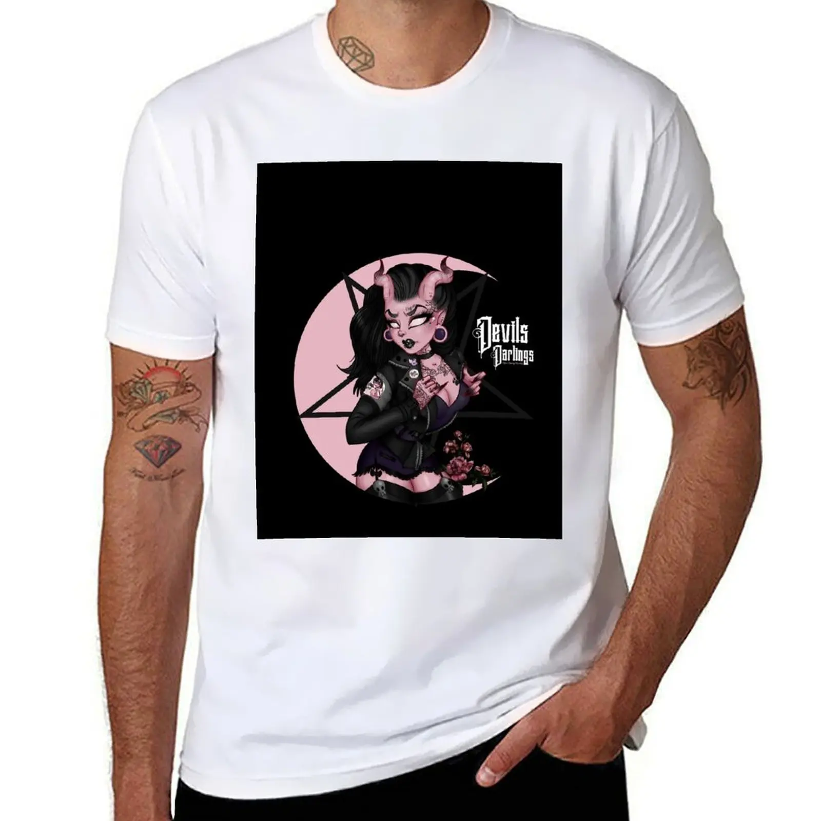 

Devils Ashley Minx Darling T-Shirt Plus Size Loose Short Sleeve Top