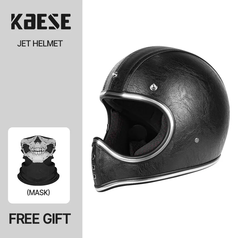 

Retro Style Helmet Men's Motorcycle Helmet Helmet Summer Helmet All-Season Universal Lightweight Motorcycle Full Helmet