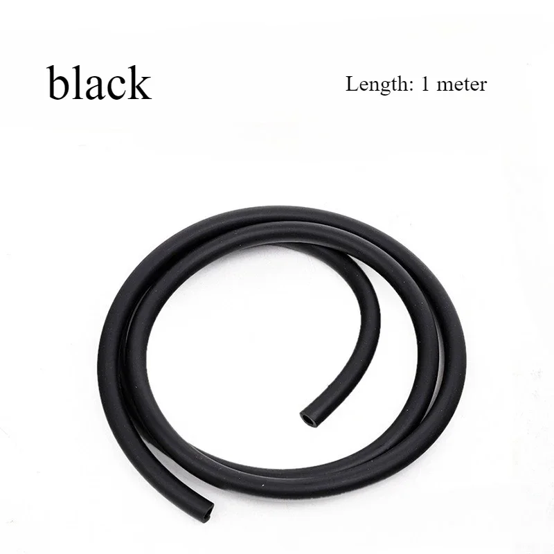 1PC 1M Colorful Motorcycle Fuel Line Rubber Heat Resistant Oil Pipe 120°C Universal Modified