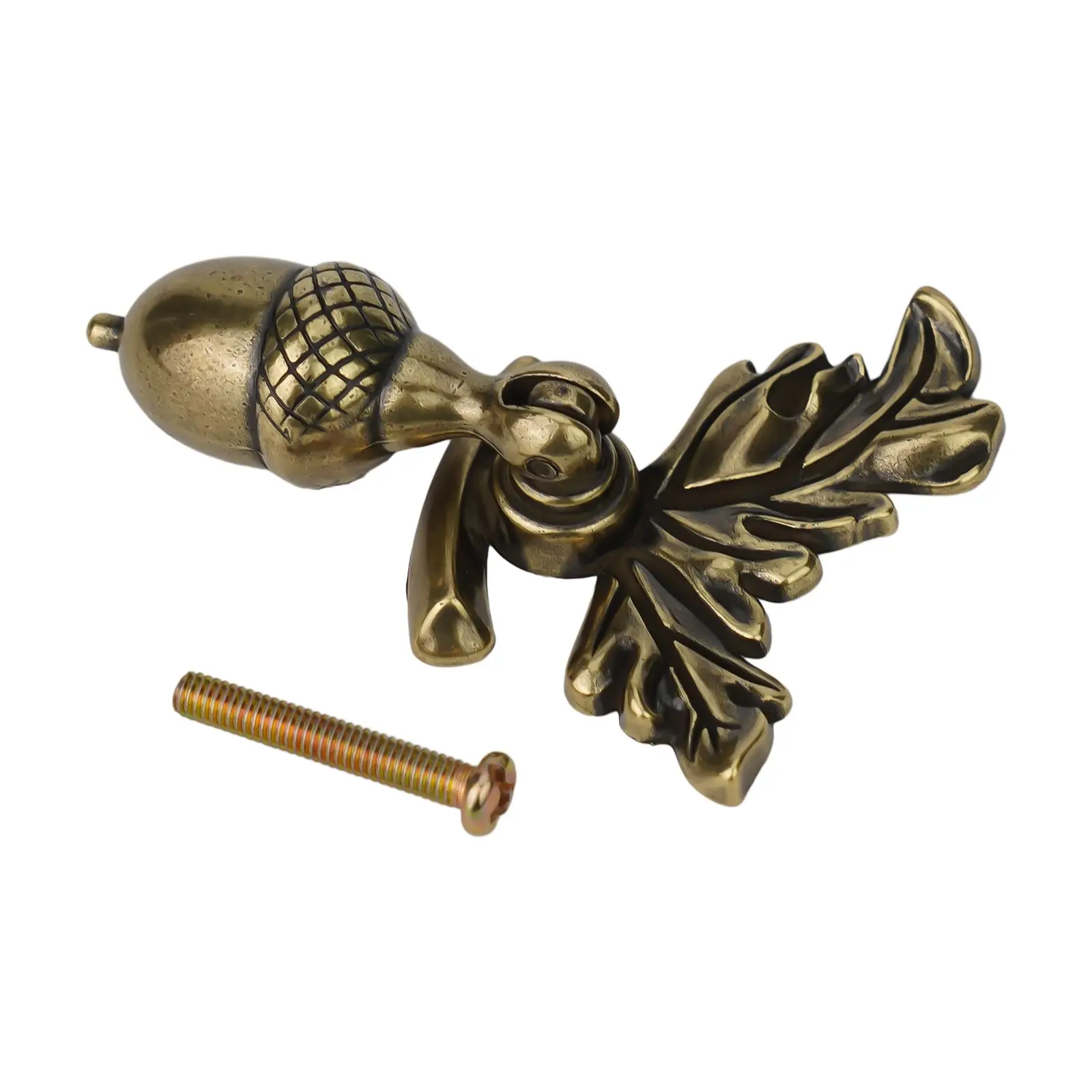 Classical Design Handle Drawer Knob Zinc Alloy Easy Installation Bedside Cabinet Drawers Classic Design S Acorn