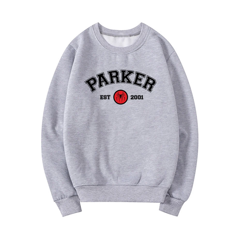 Parker 2001 Crewneck Sweatshirt Tom Holland Pullover Sweatshirt Superhero Shirt Gift for Fans Women Graphic Hoodies Sweatshirts