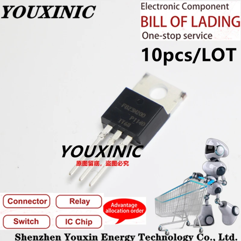 

YOUXINIC 2021 + 100 новый импортный оригинальный IRFB23N20DPBF IRFB23N20D B23N20D TO-220 MOS FET 200V 24A