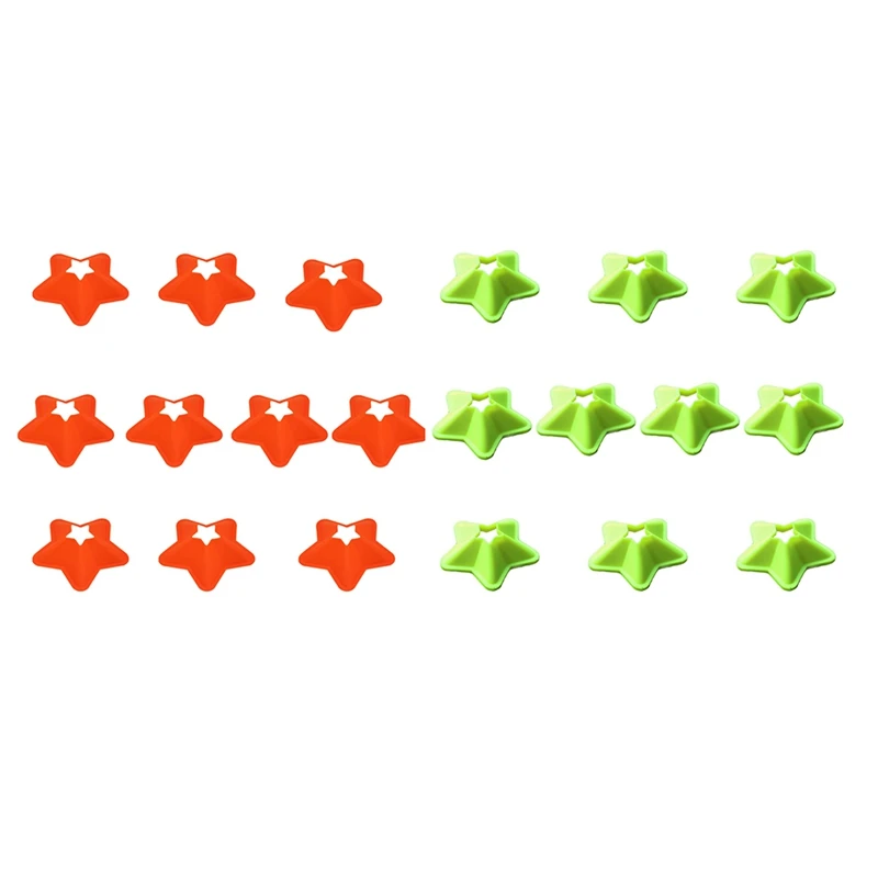 

Hot 10PCS Soccer Disc Cone Star Shape Football Training Star Logo Disc For Physical Education Festive Field Marker