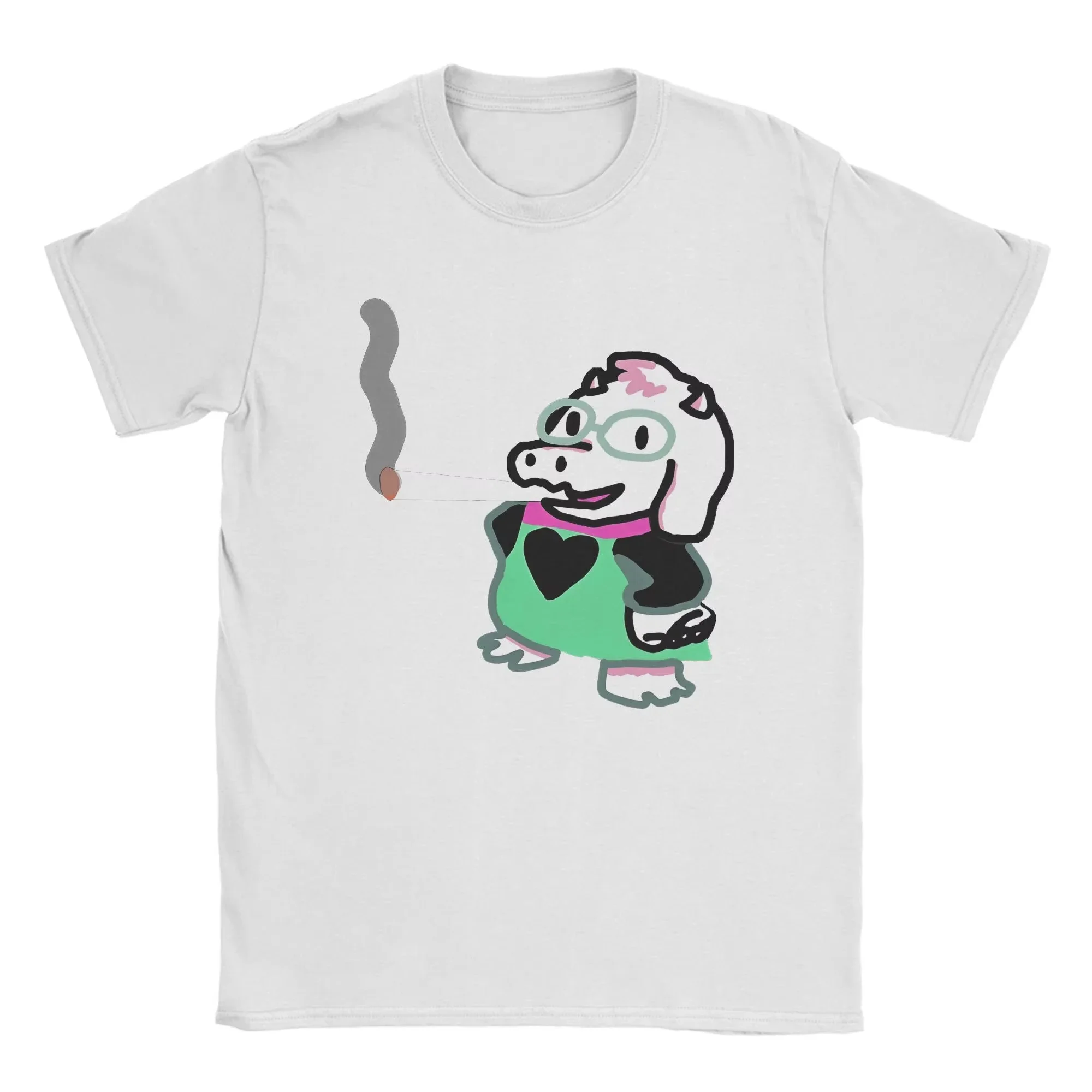 Deltarune Spiel T-Shirt Beach Ralsei Blunt T-Shirts für Männer Frauen Harajuku Muster T-Shirt Kurzarm Vintage Tops Sommer – Detail 2