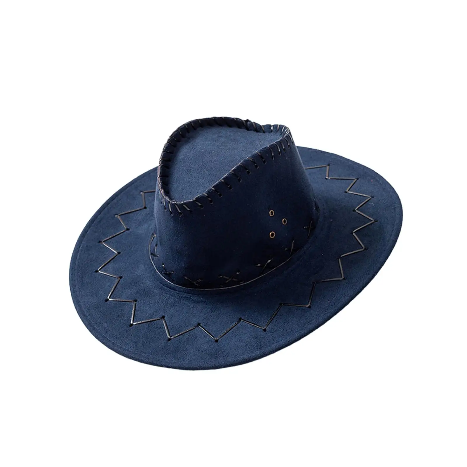 قبعة حفلات كاوبوي الغربية ، غطاء متين ، محيط داخلي ، إكسسوارات تنكرية ، حافة واسعة ، تقليدية لحرث الحقول ، 58 سنتيمتر #3