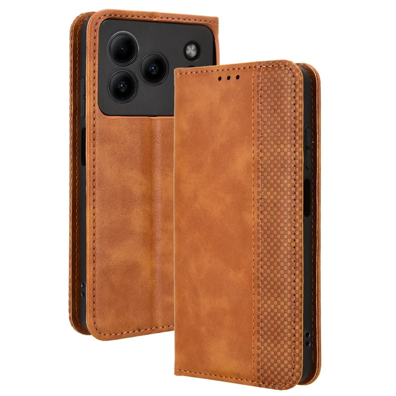 For Doogee Note56 56 Pro Case Luxury Flip PU Leather Vintage Wallet Magnetic Adsorption Cover For Doogee Note 56 Plus Phone Bags