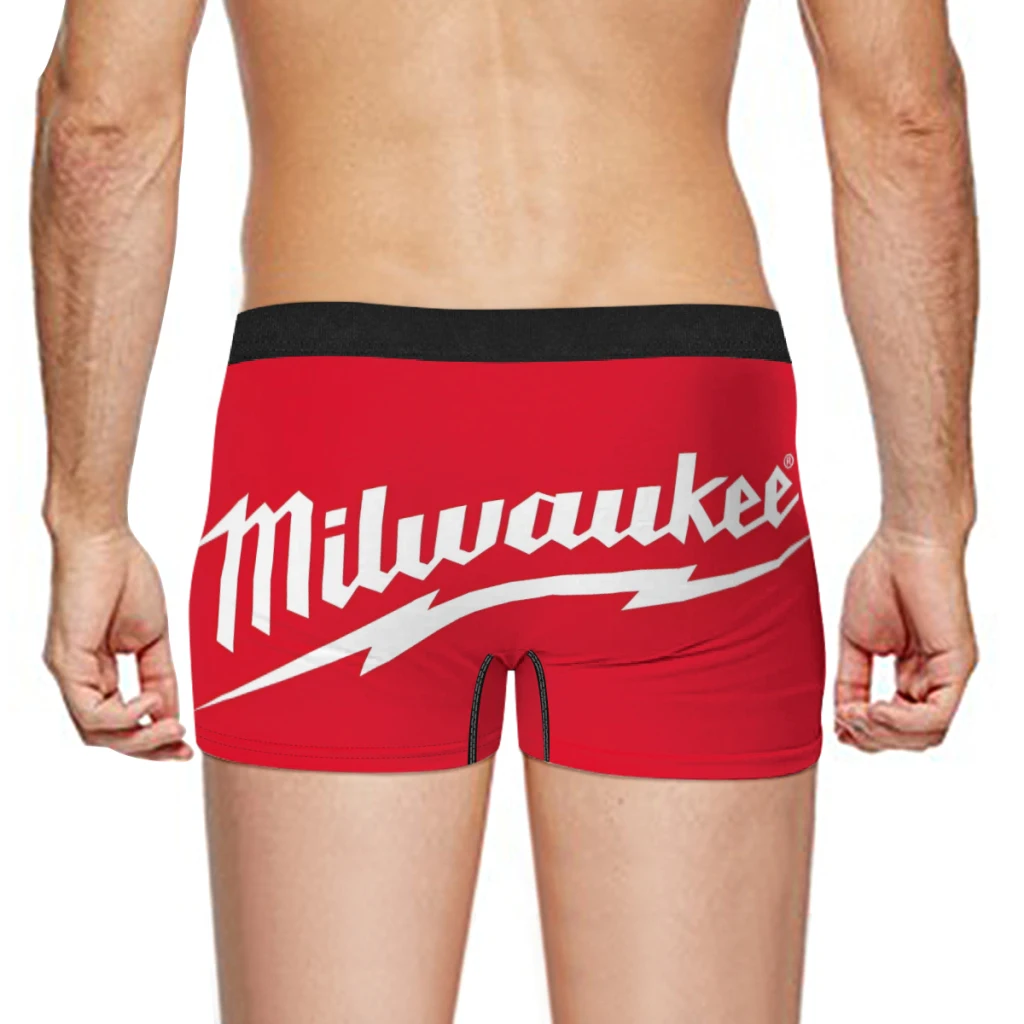 Milwaukee Milk Silk-bóxer para hombre, ropa interior, calzoncillos, pantalones cortos