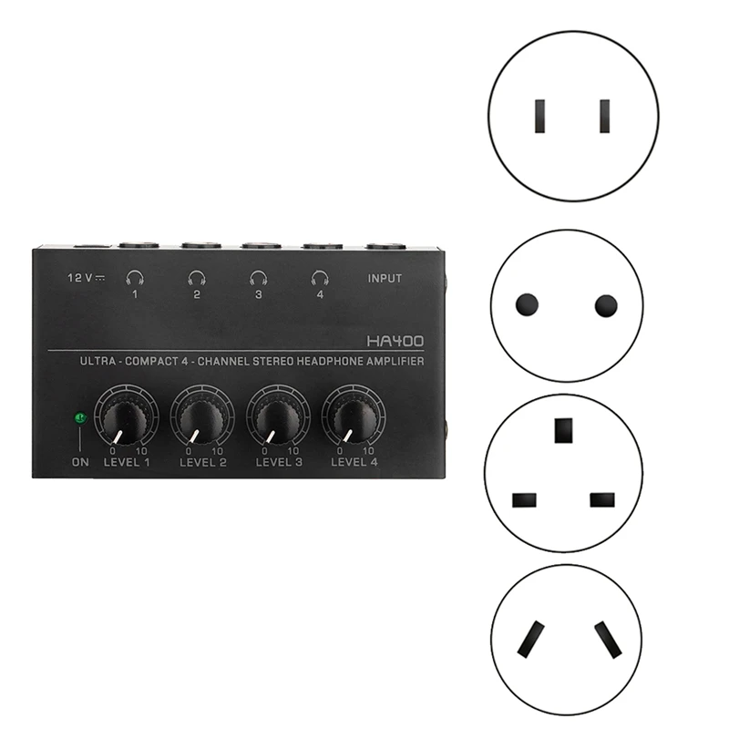 

A99E-HA400 Headphone Amplifier 4-Way Monitor Headphone Amplifier Headphone Monitor Amplifier