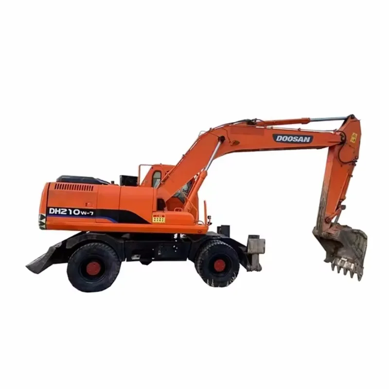 Used Doosan DH210W-7 Wheel Excavator For Sale Daewoo/ Used Doosan 210 Wheel Excavators Korea