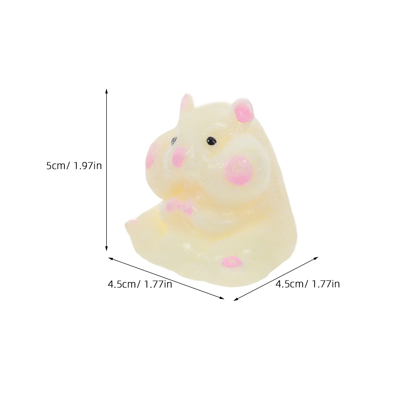 Hamster Dumplings Compact Stress Toy Household Squeeze Animal Shape Stretchy Toys Gift