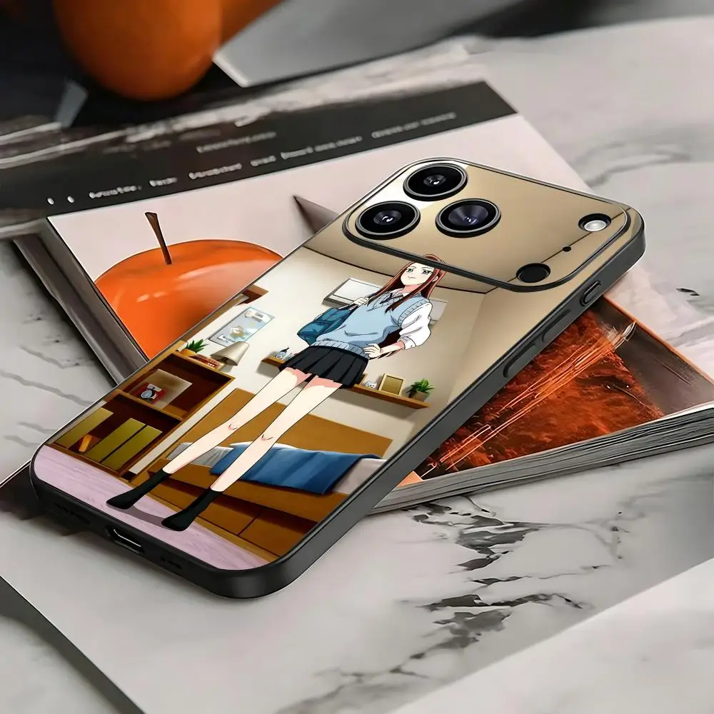 Cute Girl Kei Amane Anime  Phone Case For iPhone 17 16 15 14 13 12 X XR XS 8 Plus Mini Pro Max Soft black Shockproof Cover