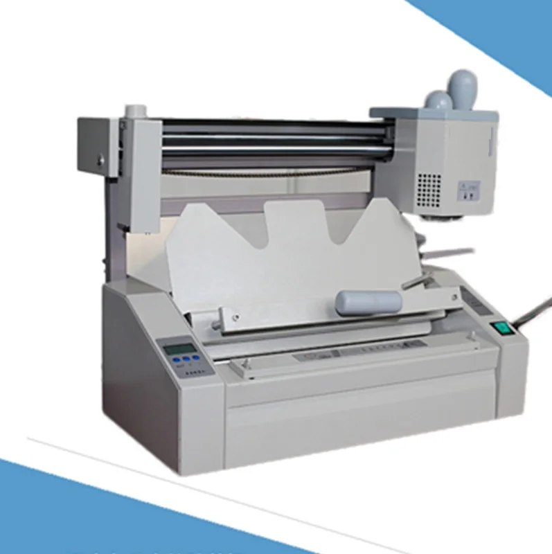 Rilegatrice automatica per libri con raccoglitore a copertina rigida perfetta con colla a caldo FN-30+