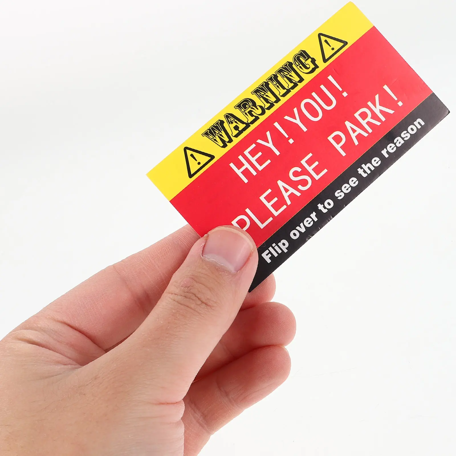 

100Pcs Parking Violation Cards Humorous Funny Bad Parking Reminder Notes Multi Reason Warning Stickers for Vehicles