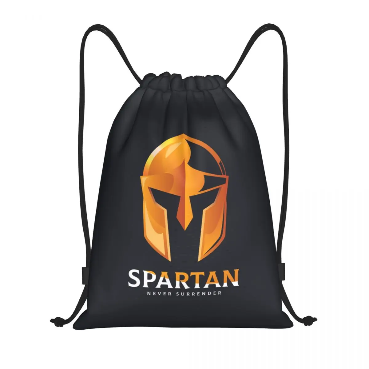 Sparta Spirit Spartan Skull Drawstring Bag Men Women Portable Gym Sports Sackpack Training Backpacks