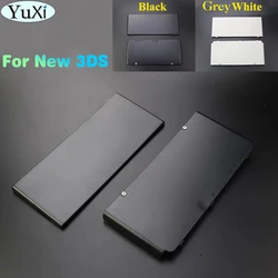 YuXi negro blanco para Nintendo nueva versión 3DS 2015 Zierblende placa frontal cubierta placas superior y trasera carcasa de batería