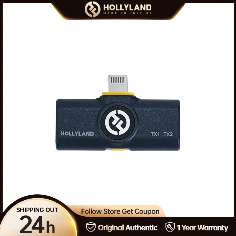 Receptor M2 Hollyland Lark para iPhone 8-14 série, 1pc