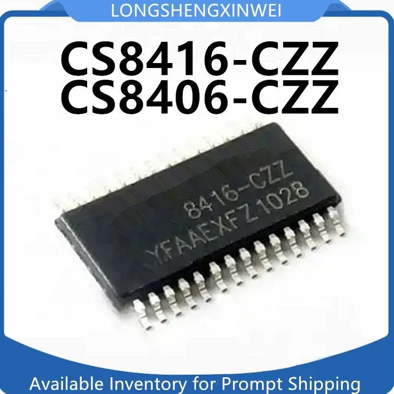 1PCS New CS8416-CZZR CS8406-CZZ TSSOP28 Original Digital Audio Receiver Chip