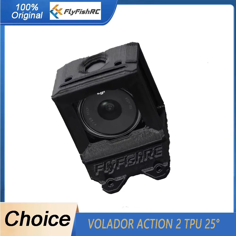

FlyFishRC Volador Action 2 ТПУ 25 ° Крепление подходит для рамы Volador VX5 VD5 VX6 VD6 для FPV RC Детали дрона для фристайла