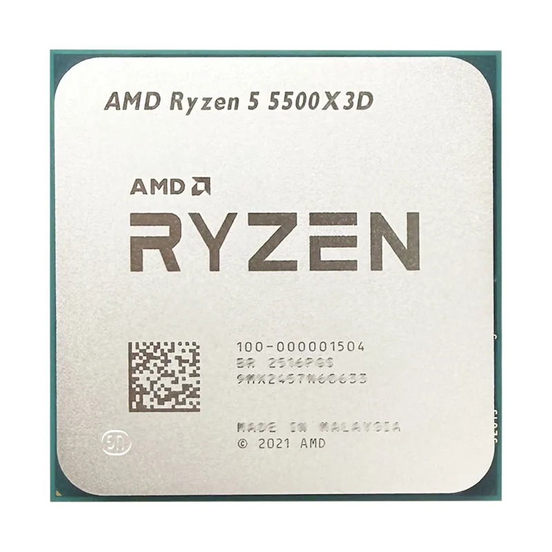 AMD CPU Ryzen 5 5500X3D New R5 5500X3D CPU Processor 7NM L3=96M