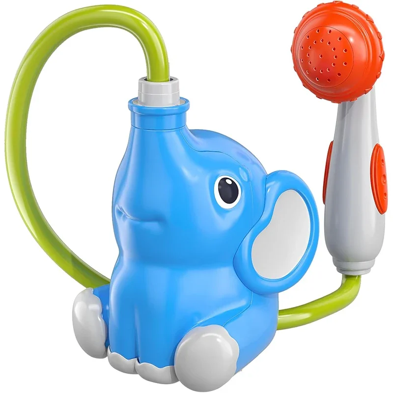 Baby Bath Shower Head Toys for Kids Ages 2-4, Bath Toys for Infants with Elephant Water Pump for Kids 3-5 Baby Toddler Toys