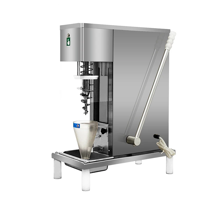 Automatic Fruit Yogurt Ice Cream Mixer Blender Vertical Swirl Frozen Ice Cream Mixing Machine