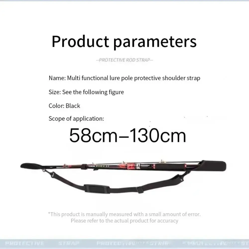 Band Fishing Rod Holder Strap Tie Holder Strap Wear-resistant Reel Elastic Wrap Band Elastic Breathable