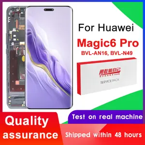 Bilashmart LTPO OLED 6.8 Honor Magic6 Pro LCD Display Touch Screen Digitizer Assembly Honor Magic 6 Pro BVL AN16 Replacement Parts