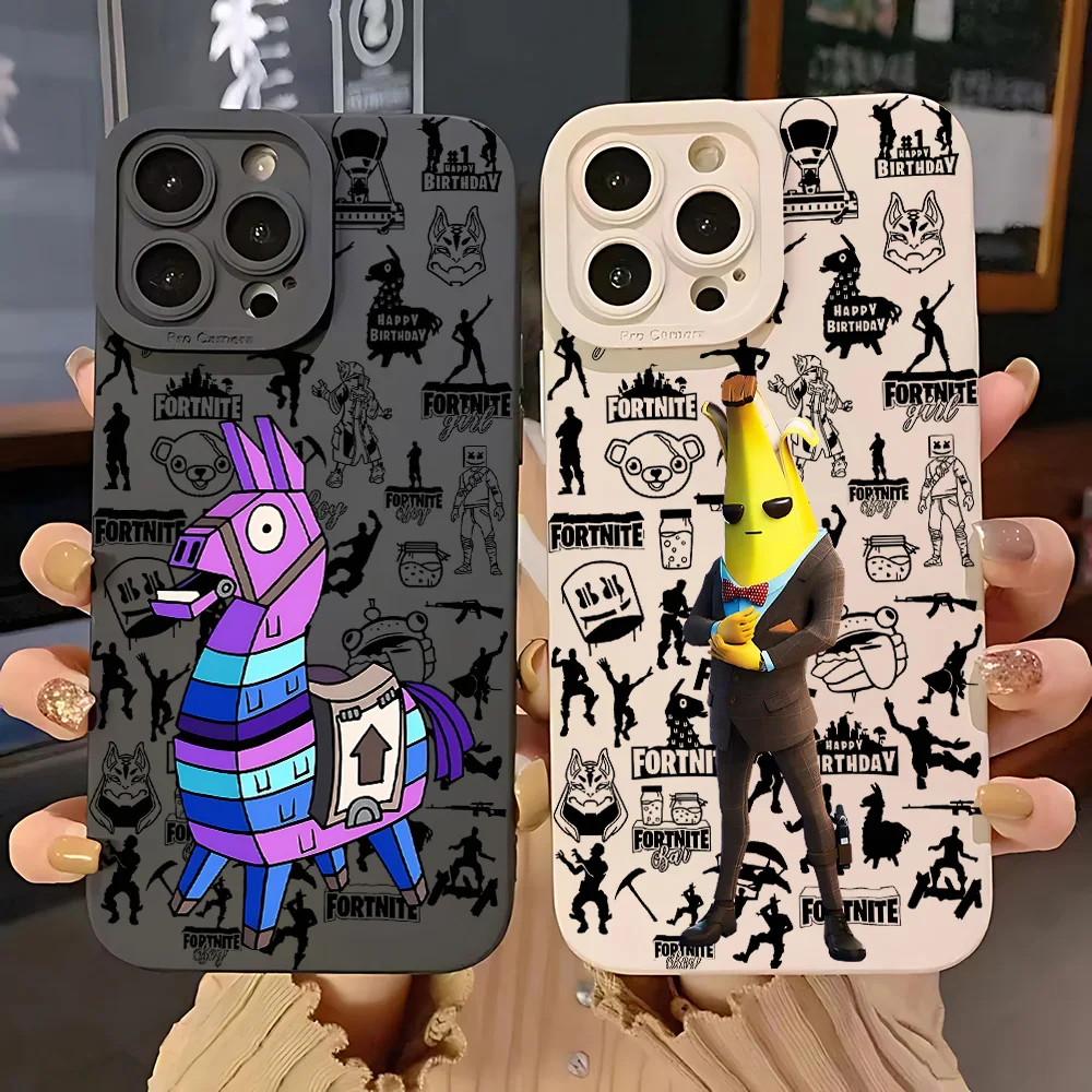 Hot Game F-Fortnites Phone Case for Samsung Galaxy S26 S25 S24 S23 S22 S21 S20 Edge FE Plus Ultra 4G 5G Soft Silicone Back Cover