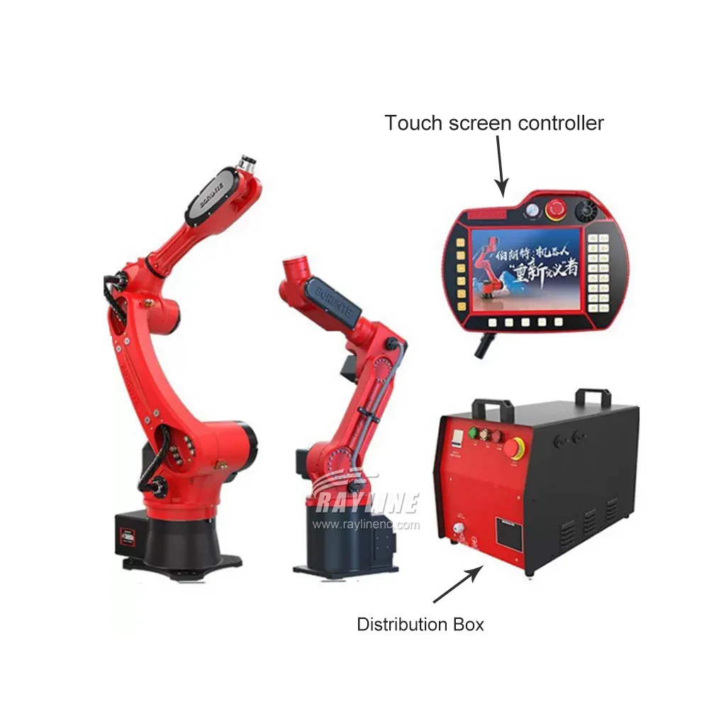 Top Selling Universal Six Axis BORUNTE Industry Robot Arm Articulated Industrial Robot Stacking Machine Arm Handling