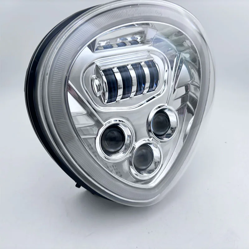 Motocicleta cromada LED farol, Yamaha XV1900 Stratoliner, Midnight Star, Roadliner, 2006-2017