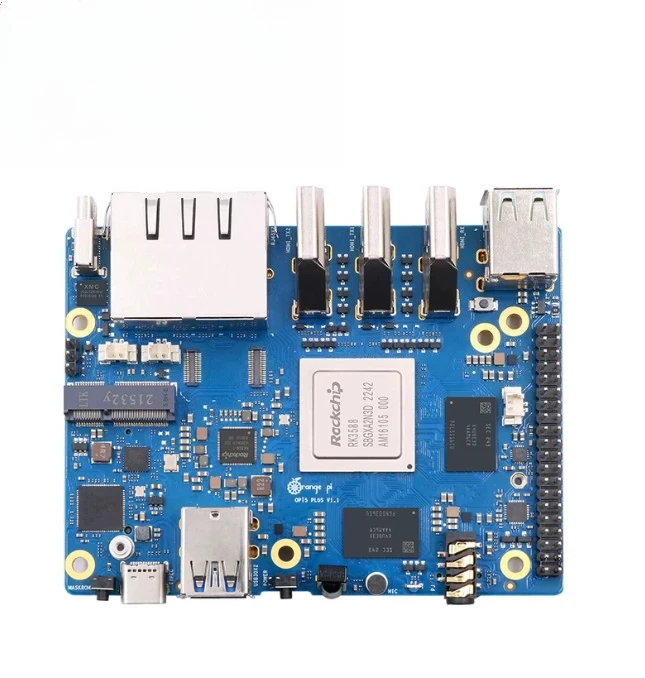 Orange Pi 5 Plus RK3588 Single Board Computer, 8K AI Development Board with 6TOPS NPU for Edge Computing